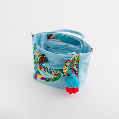 Damenhandtasche - Brasilien Klarer Himmel/Mehrfarbig
