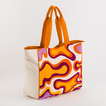 Shopping Donna - Serifo v2 Naturale/Arancio Multicolor