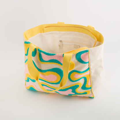 Shopping Donna - Serifo v2 Naturale/Limone multicolore