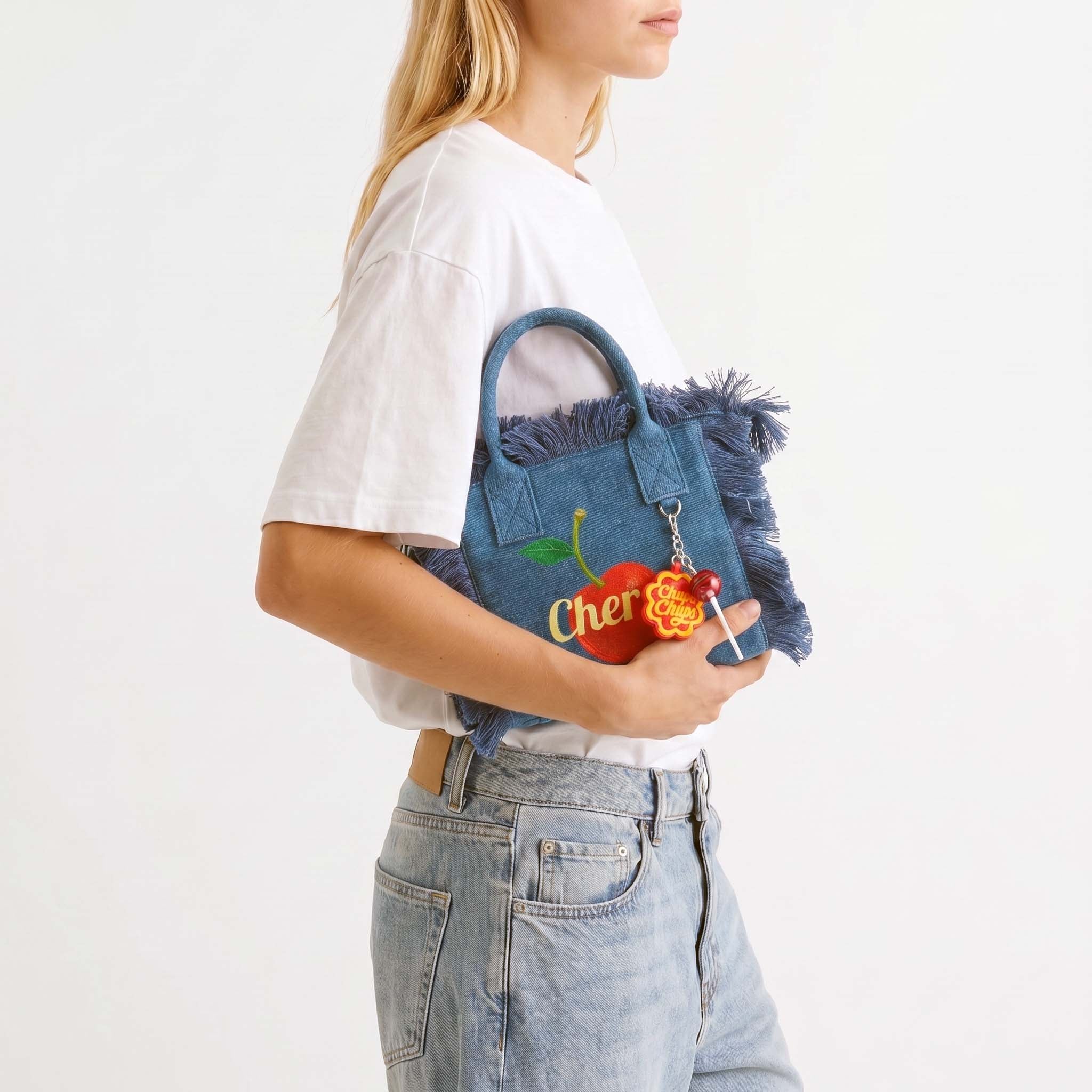 Women's Handbag - Sweety Chupa Chups Blue Denim