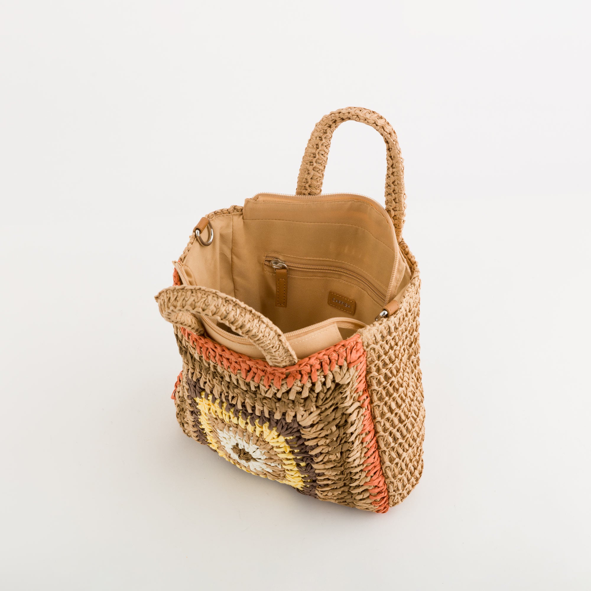 Borsa A Mano Donna - Brindisi Naturale/Multicolore