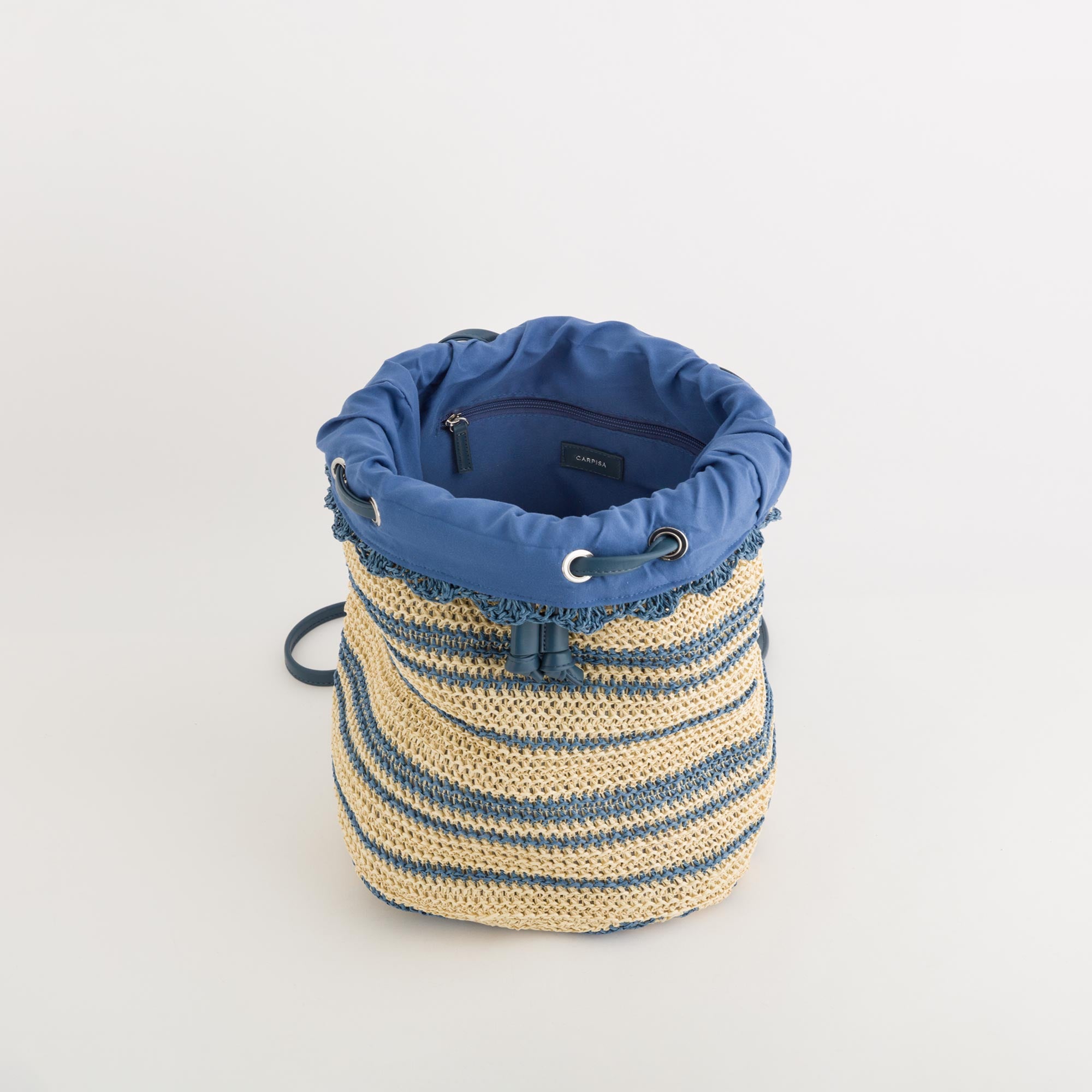 Zaino Donna - Riccione Naturale/Blue Denim