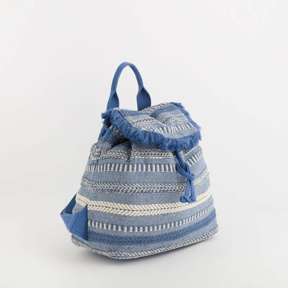 Zaino Donna - Gallipoli stripes Blu Denim/Multicolore
