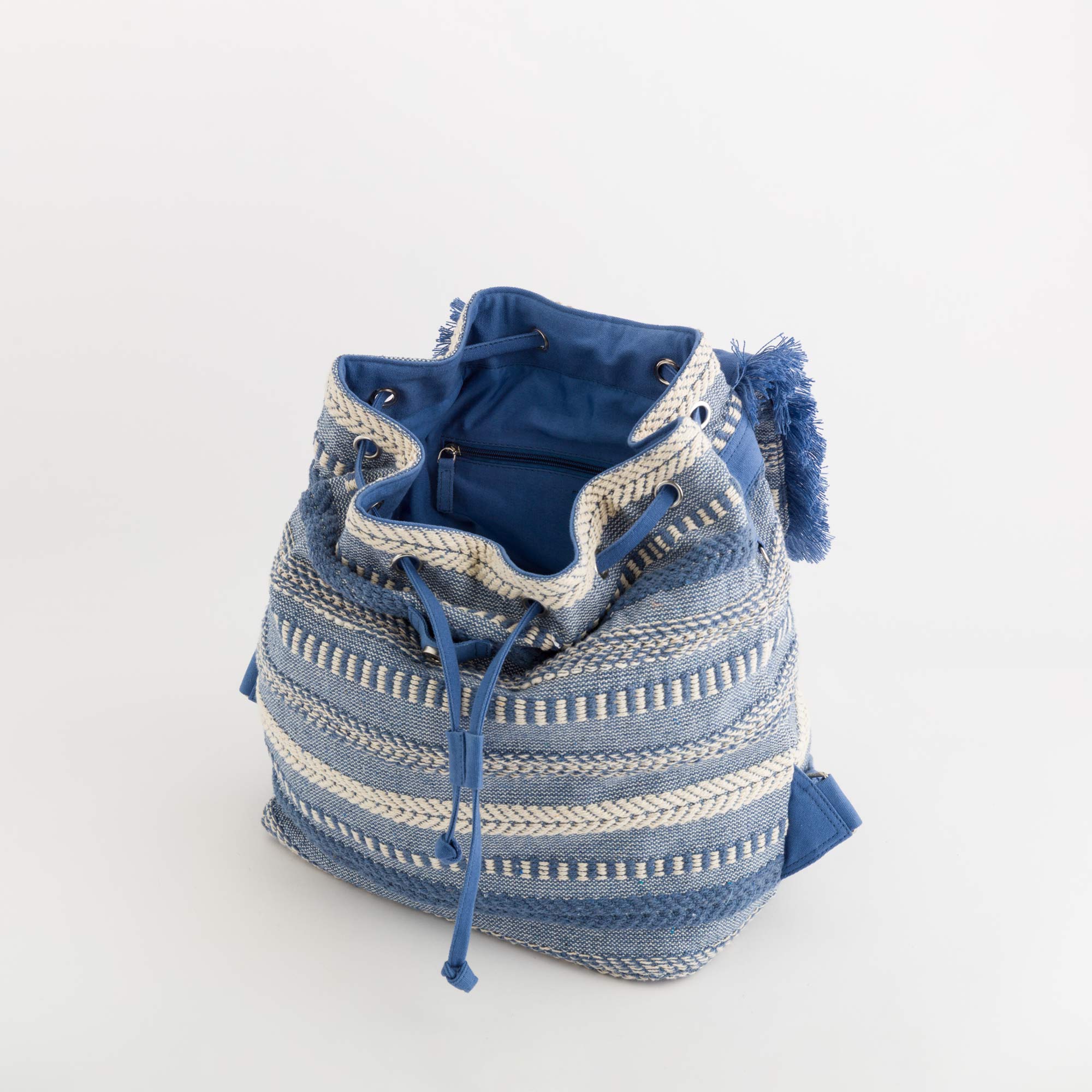 Zaino Donna - Gallipoli stripes Blu Denim/Multicolore