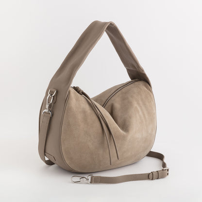 Mini Sacca Donna - Fiore v3 Fango Chiaro