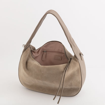 Mini Sacca Donna - Fiore v3 Fango Chiaro