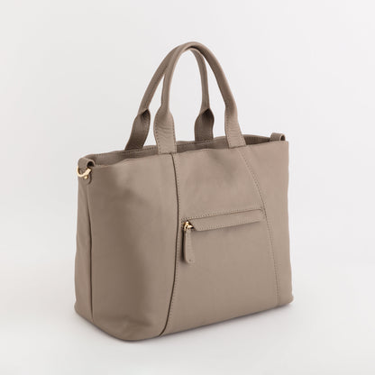 Borsa A Mano Donna - Firenze Fango Chiaro