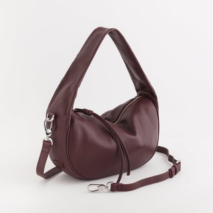 Mini Sacca Donna - Fiore v2 Prugna