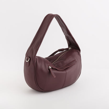 Mini Sacca Donna - Fiore v2 Prugna