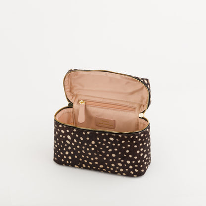 Schultertasche für Damen - Rose Schwarz/Moro