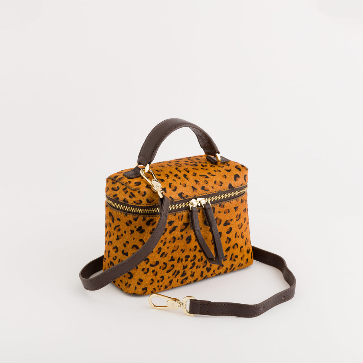 Schultertasche für Damen - Rose Dunkel/Mehrfarbig