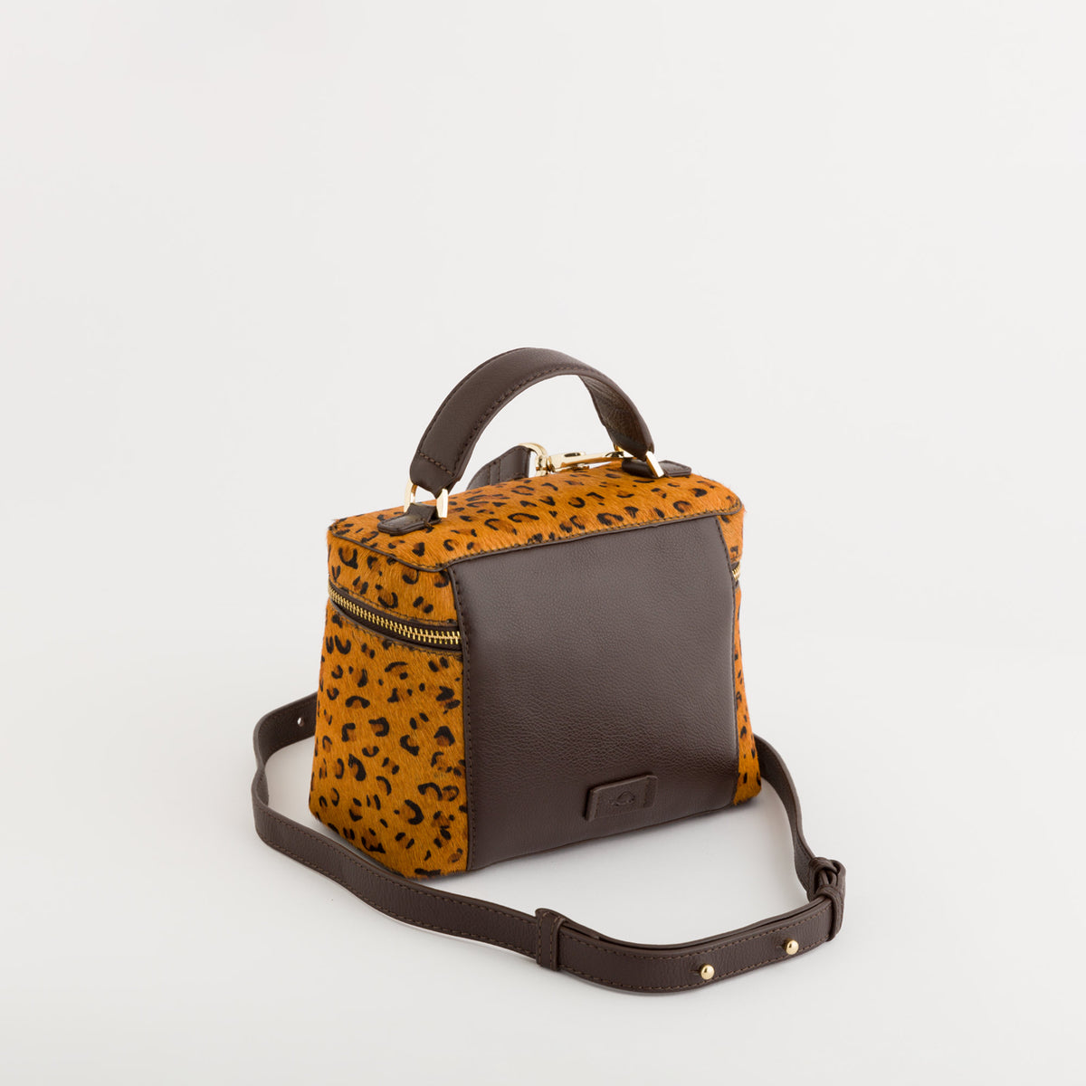 Schultertasche für Damen - Rose Dunkel/Mehrfarbig