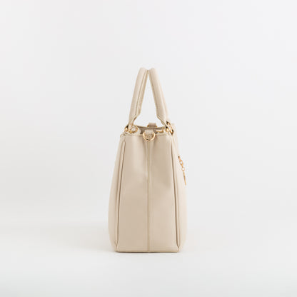 Damenhandtasche - Lotus v2 Creme