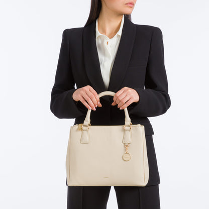 Damenhandtasche - Lotus v2 Creme