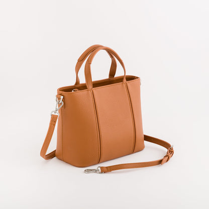 Damenhandtasche - Curry Leder