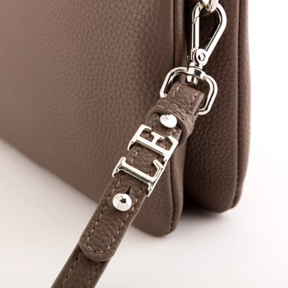 Schultertasche für Damen - Amelia v1 Taupe