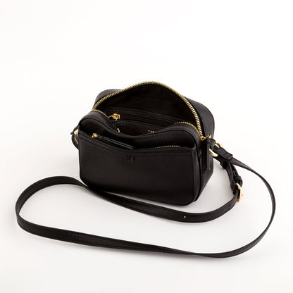 Schultertasche für Damen - Lucy Spring v1 Schwarz