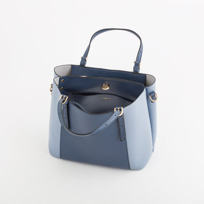 Handshopping für Damen - Lucrezia Marineblau/Mehrfarbig