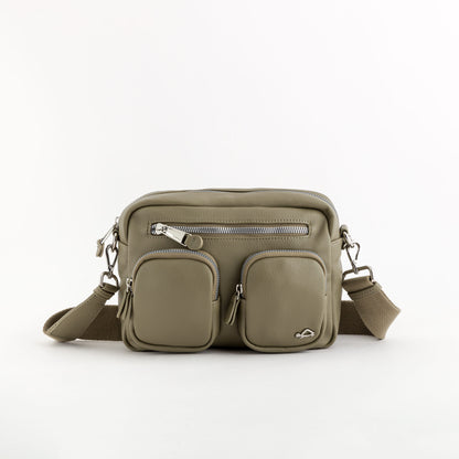 Schultertasche für Damen - Teodora Bambus