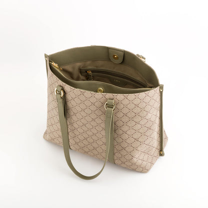 Damen-Shopping - Fiorenza Taupe/Bambus