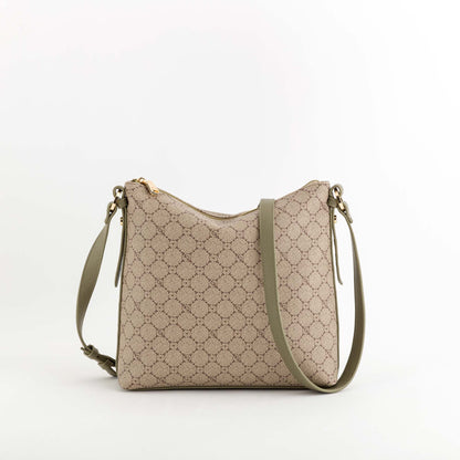 Damen-Bandolier - Fiorenza Taupe/Bambus