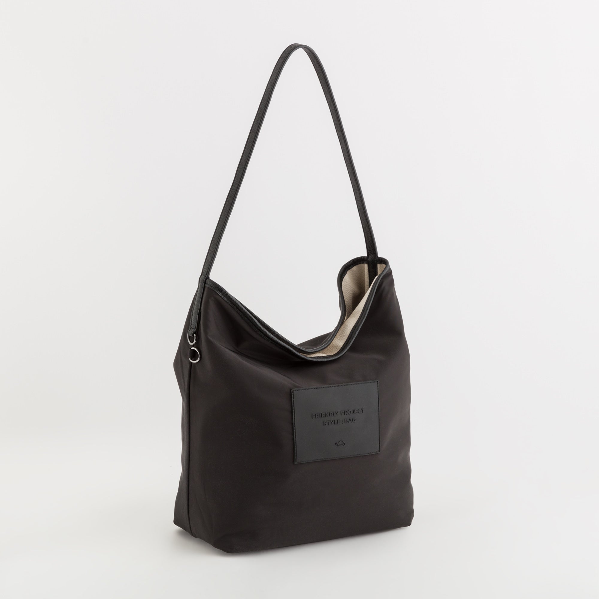 Sacca reversibile - Friendly double bag Ghiaccio/Nero