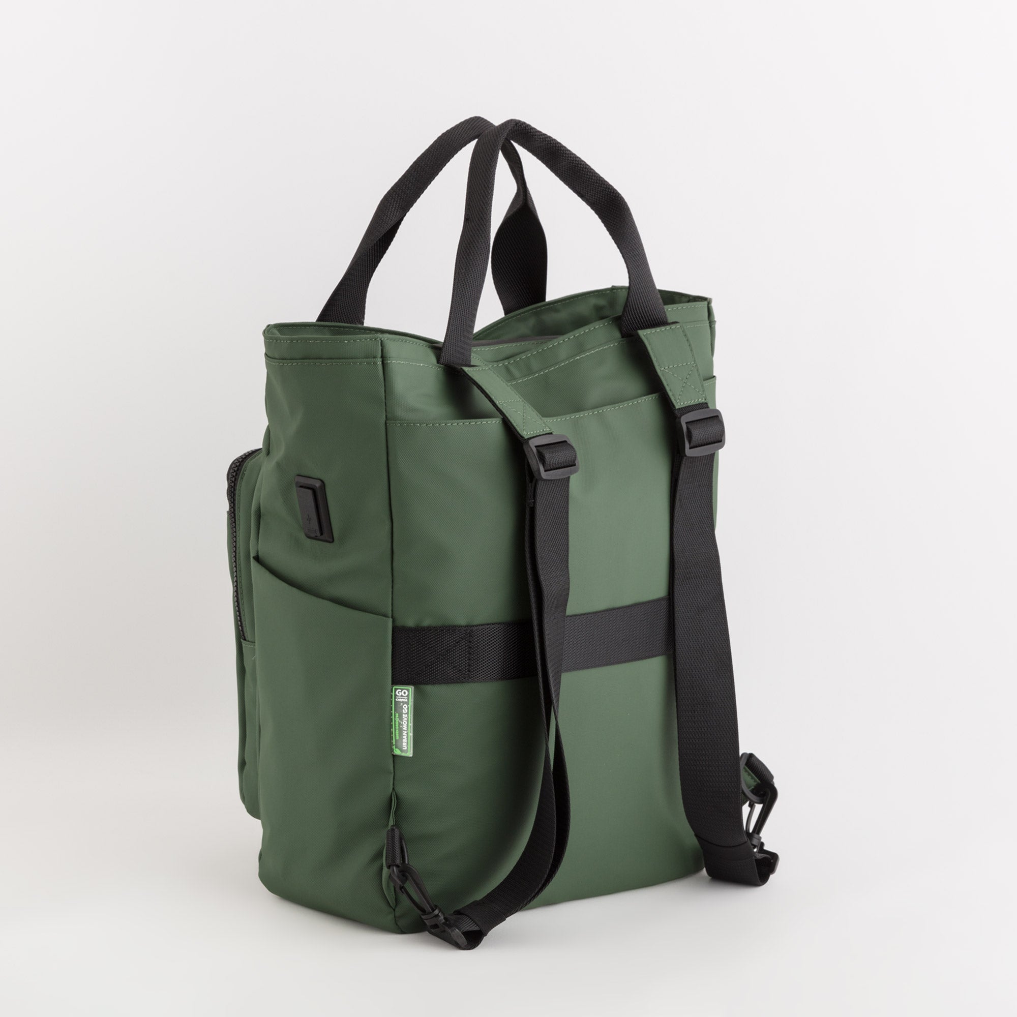 Shopping/backpack - Urban move go (winte Pine green