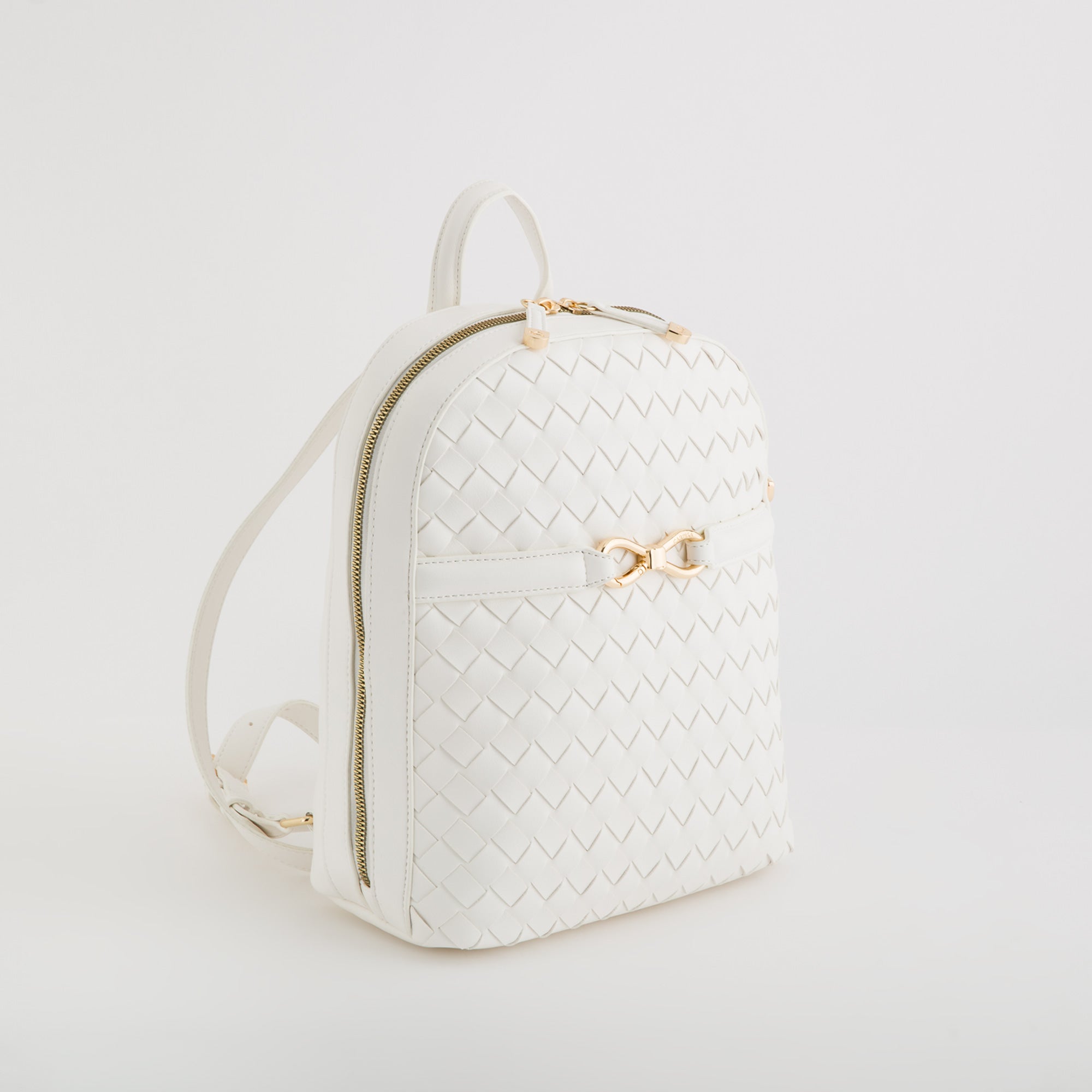 Women's Backpack - Petunia White