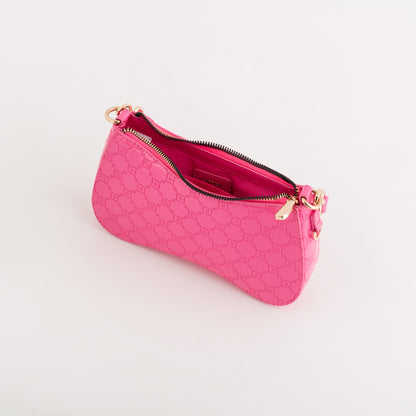 Schultertasche für Damen - Narcissus v2 Himbeere