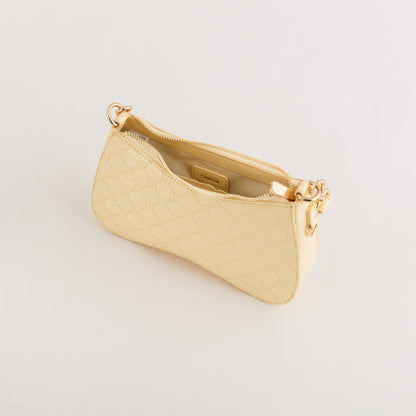 Schultertasche für Damen - Narcissus v2 Zitronengelb