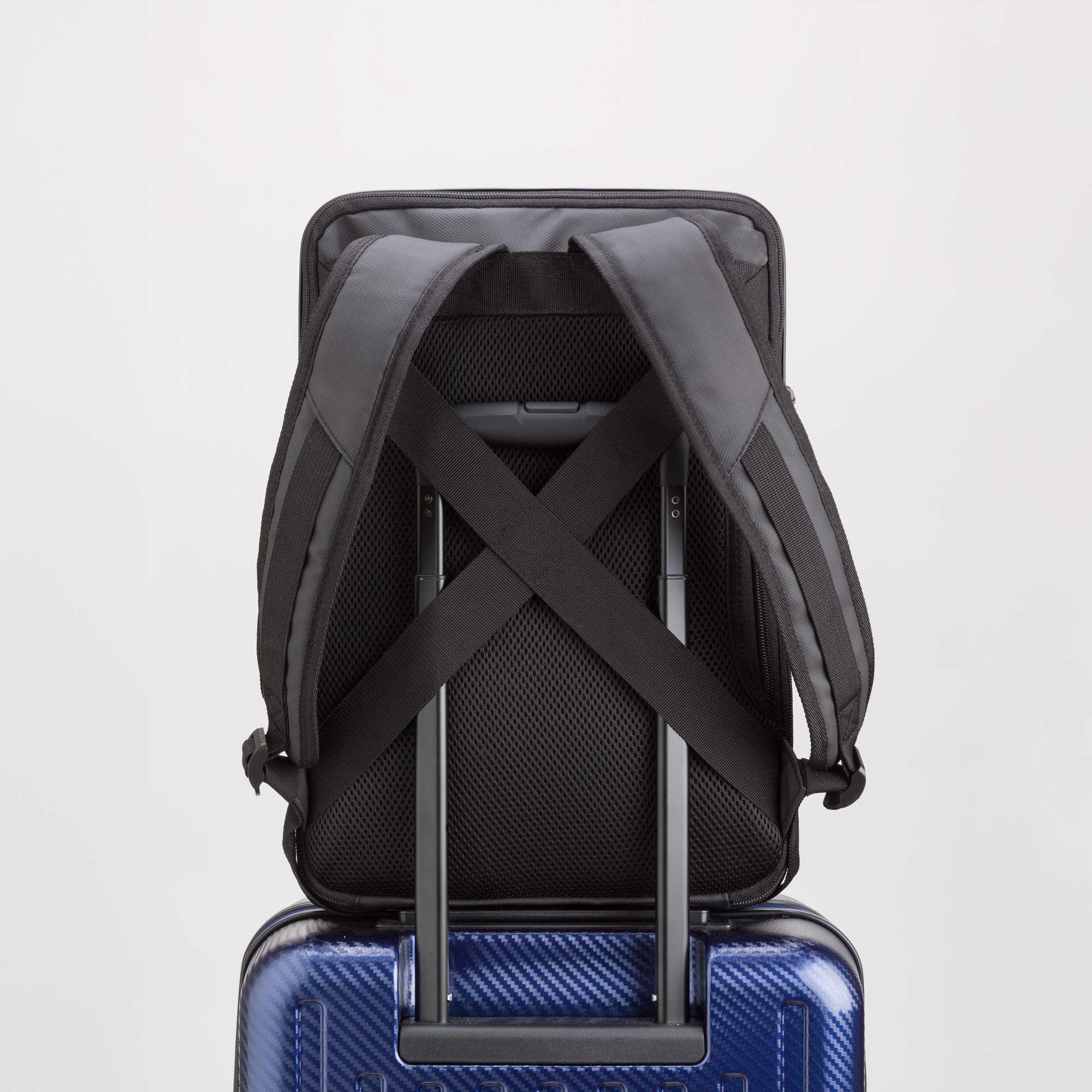 Rigid backpack - Carbonlux pro Navy blue