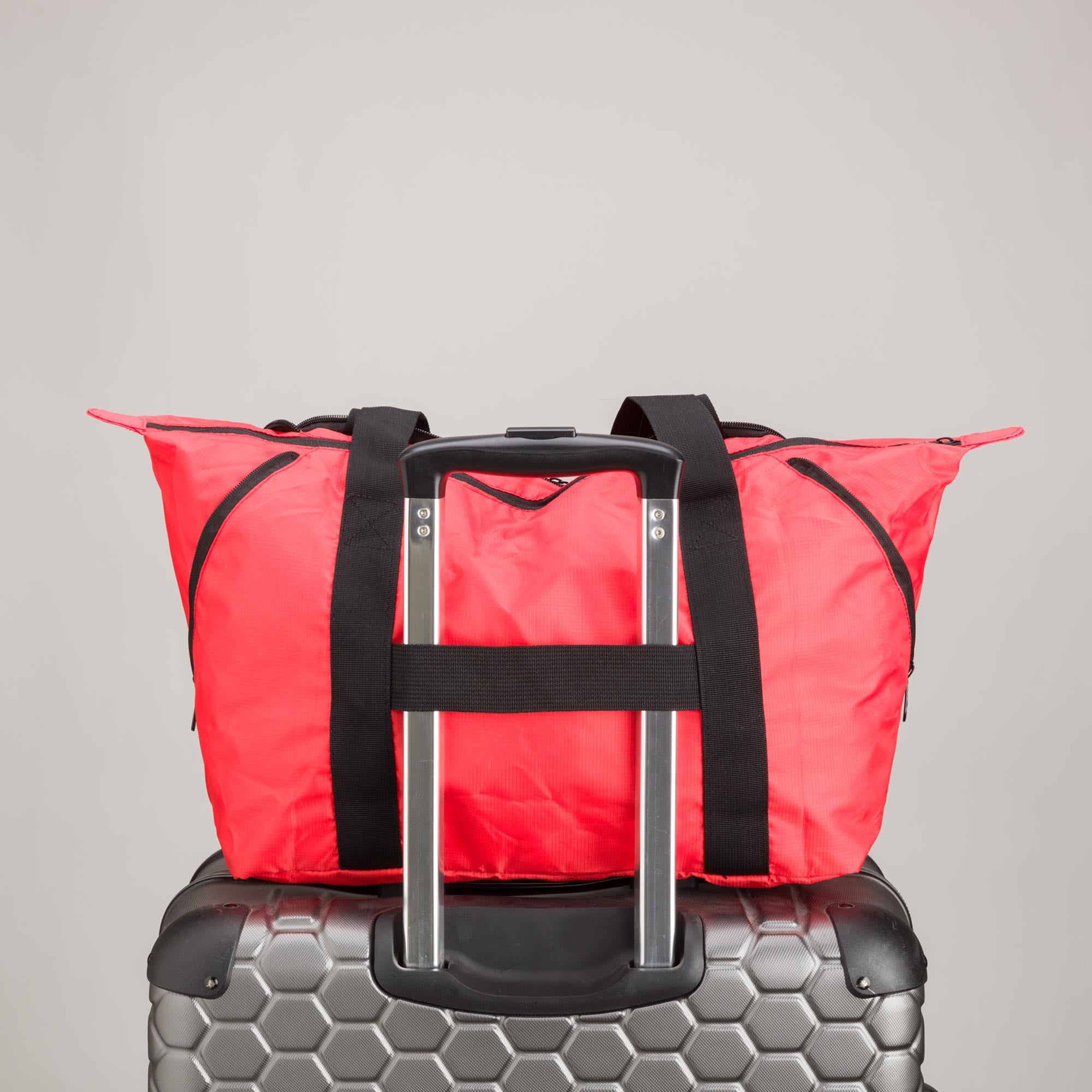 Foldable Duffel Bag - Yuna Imperial Red