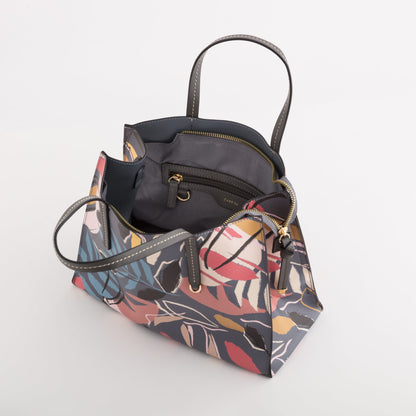 Damenhandtasche - Jasper Grau/Mehrfarbig