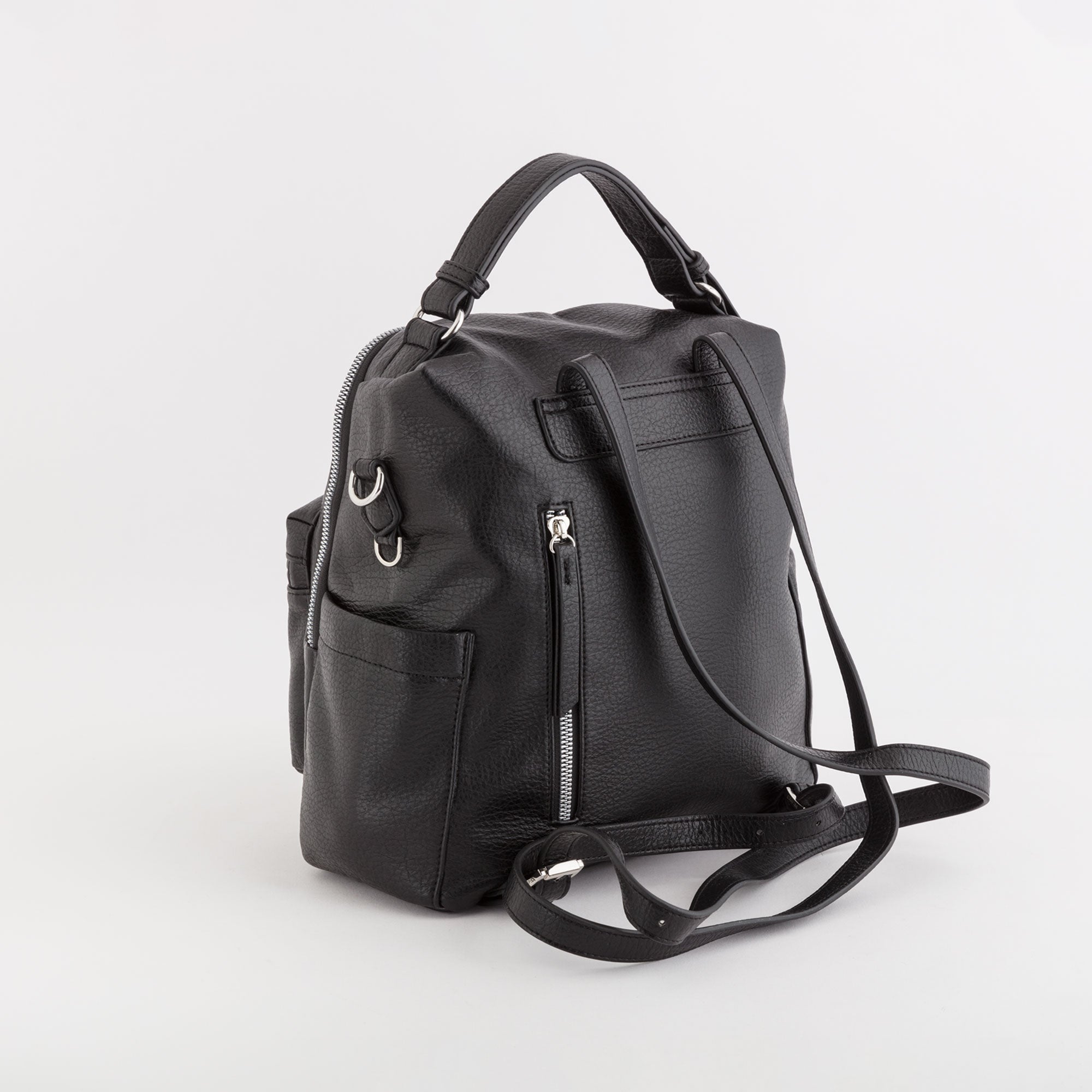 Damen Rucksack/Umhängetasche - Boston Schwarz