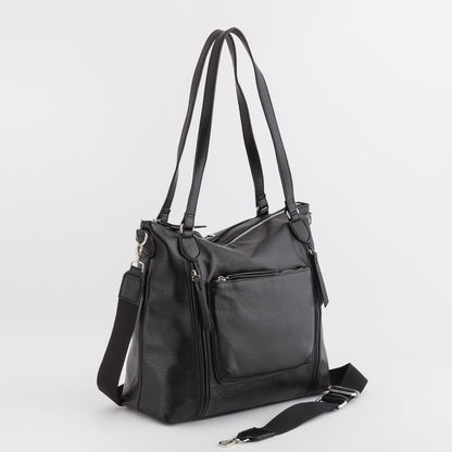 Damen Shopping/Rucksack - Boston Schwarz