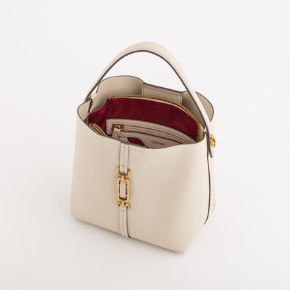 Damen-Beuteltasche - Giulia Creme