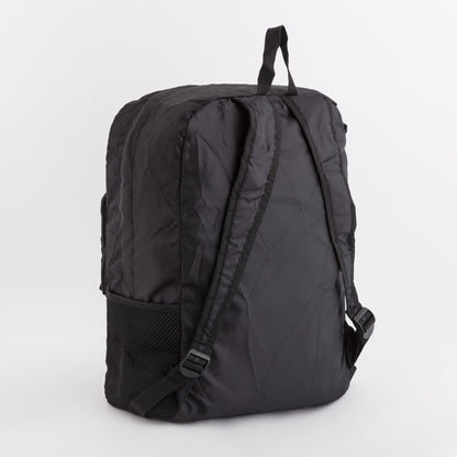 Women's Foldable Backpack - Gaia foldable bag Black