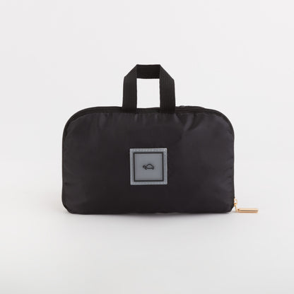 Women's Foldable Backpack - Gaia foldable bag Black
