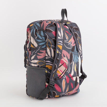 Women's Foldable Backpack - Gaia foldable bag Grey/Multicoloured