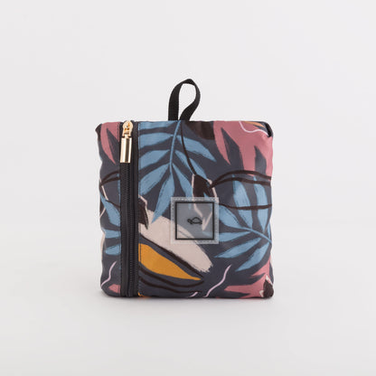 Borsone Richiudibile Donna - Gaia foldable bag Grigio/Multicolore