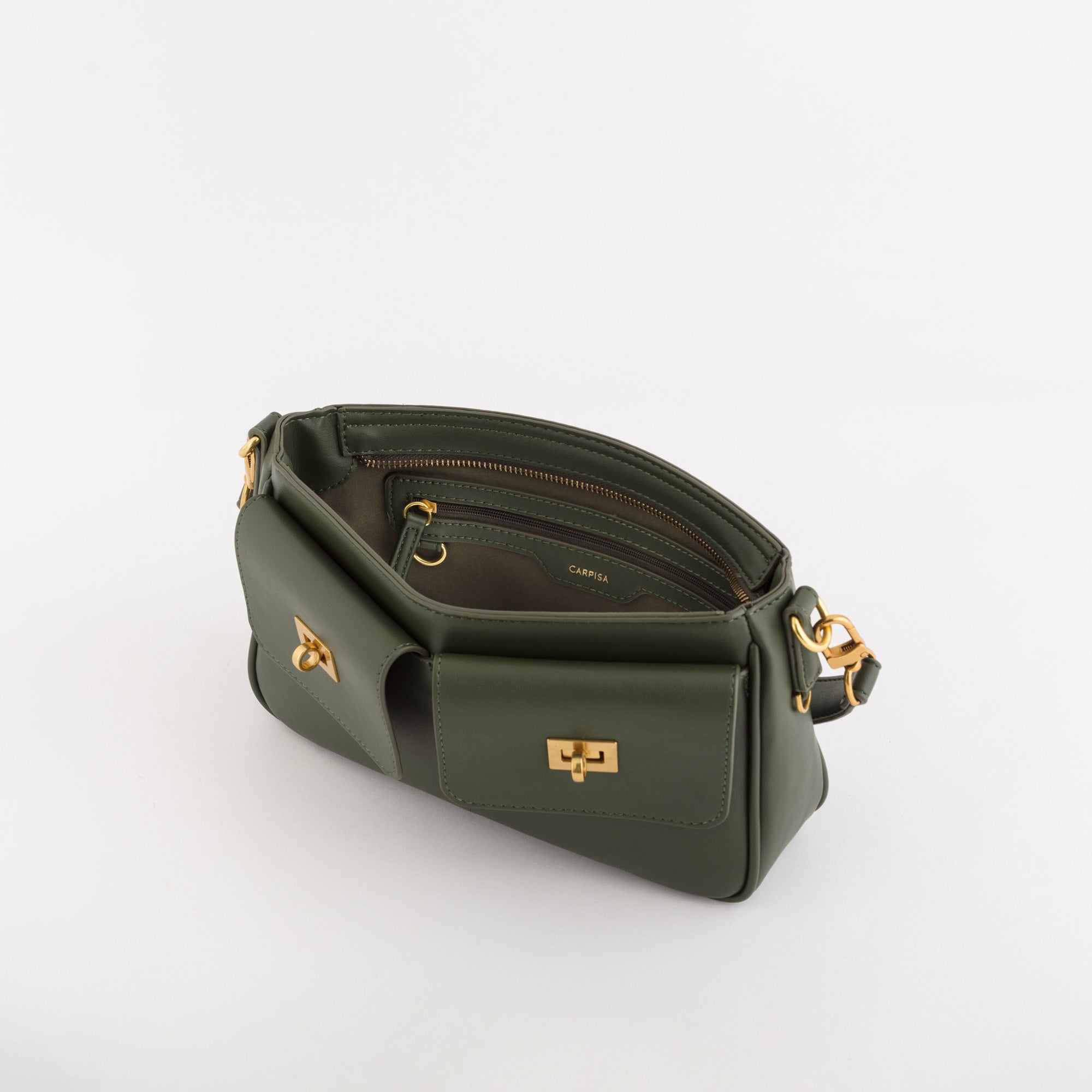 Schultertasche für Damen - Leoben Olive