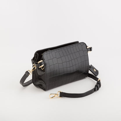 Schultertasche für Damen - Wels Schwarz