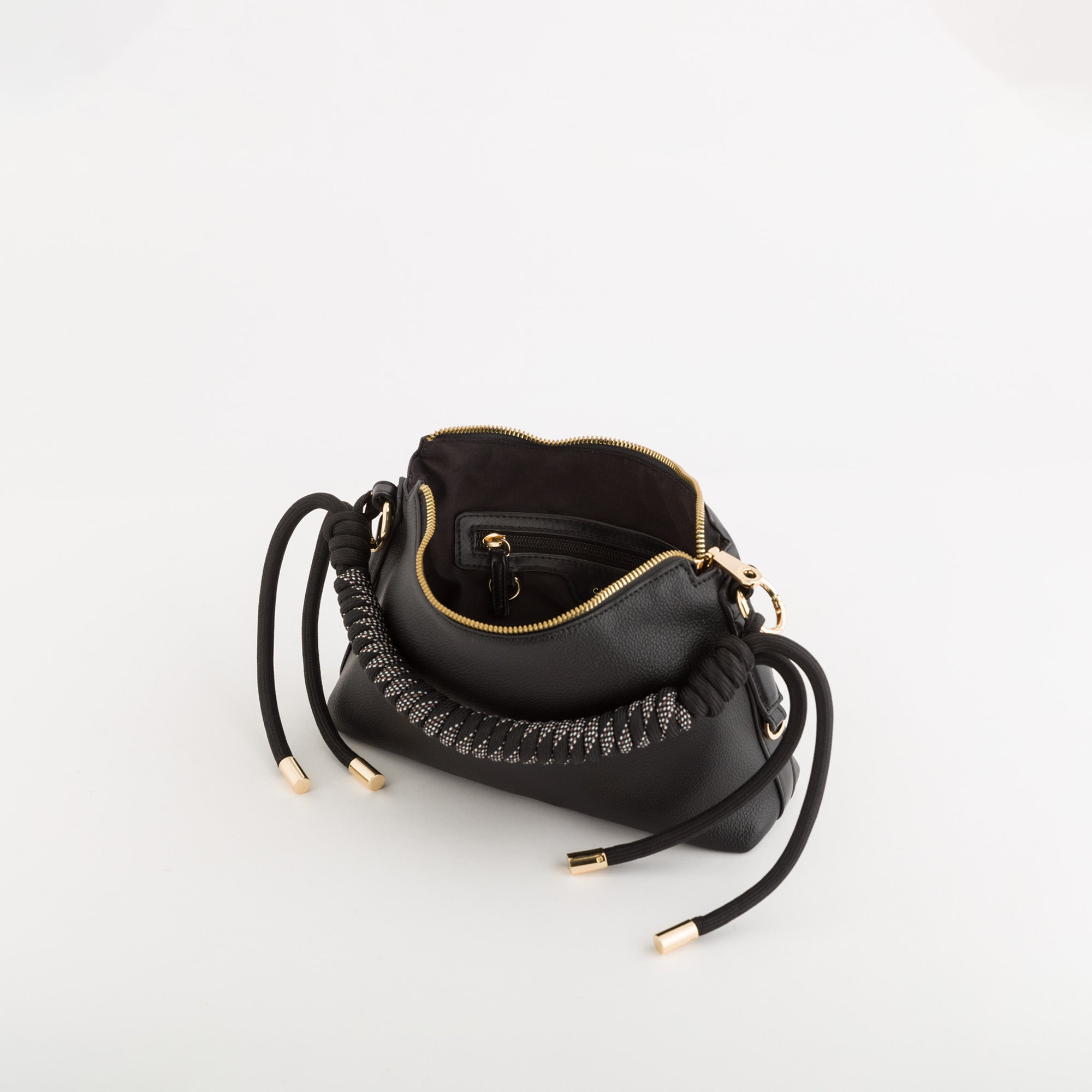 Mini Sacca Donna - Ciclamino Nero