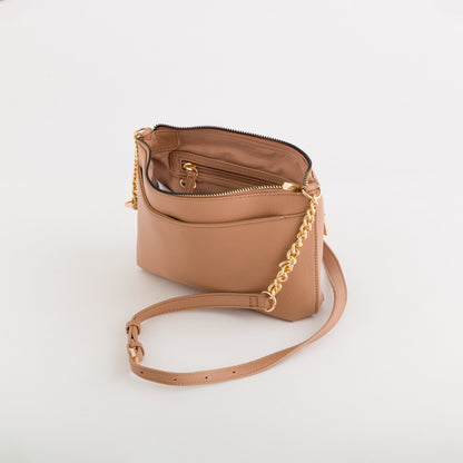 Bolso de hombro para mujer - Snowdrop v3 Avellana