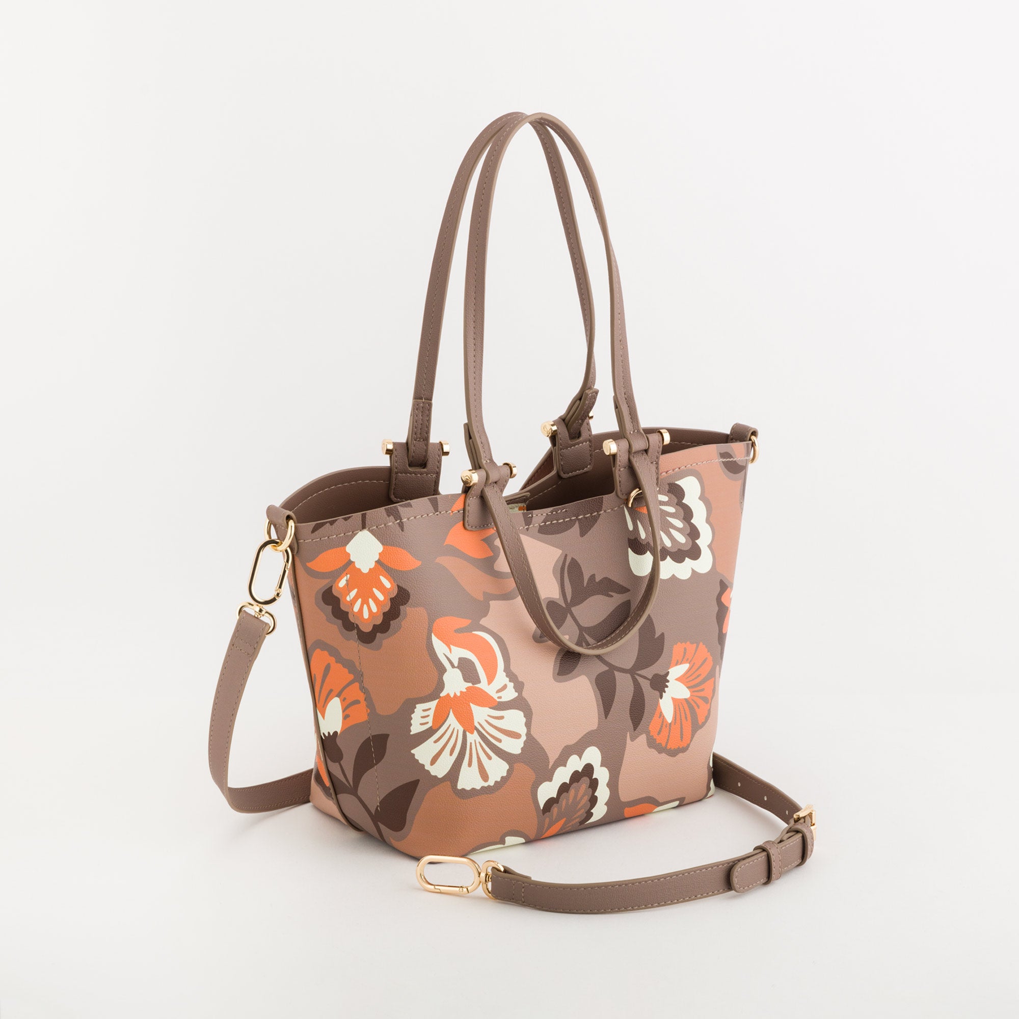 Borsa A Mano Donna - Mimosa v2 Tortora/Multicolore