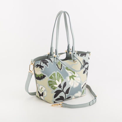 Borsa A Mano Donna - Mimosa v2 Azzurro Polvere Multicolore