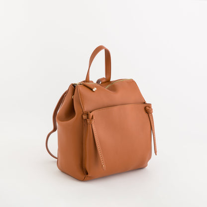 Women's Backpack - Olive Leather