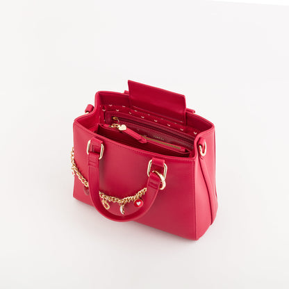 Borsa A Mano Donna - Viola v3 Rosso Rossetto