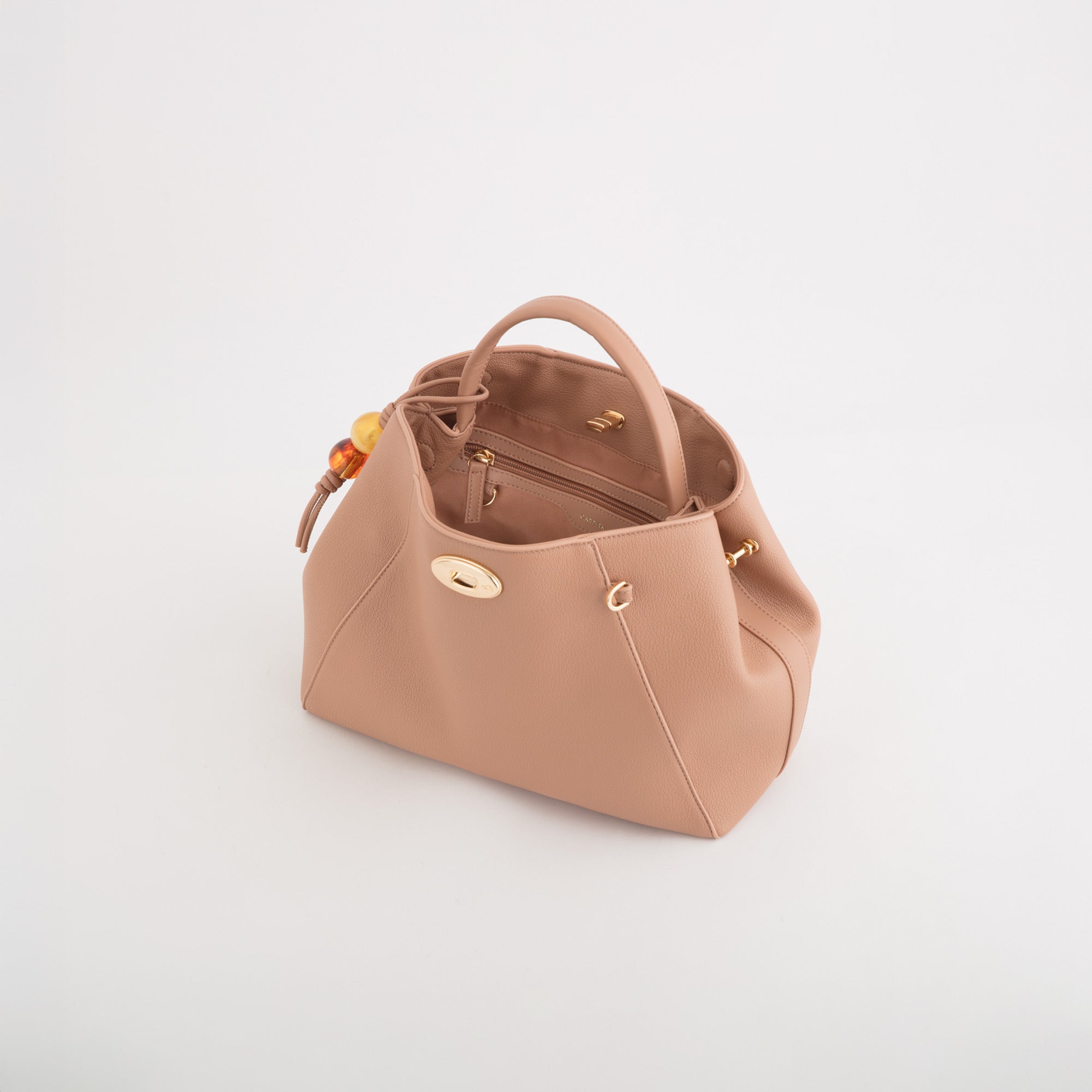 Borsa A Mano Donna - Quarzo v1 Nocciola