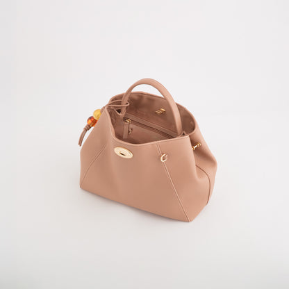 Borsa A Mano Donna - Quarzo v1 Nocciola